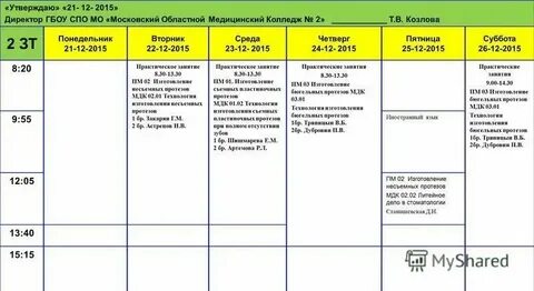 Расписания 1 скорого