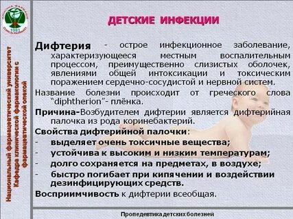 Детские болезни кратко