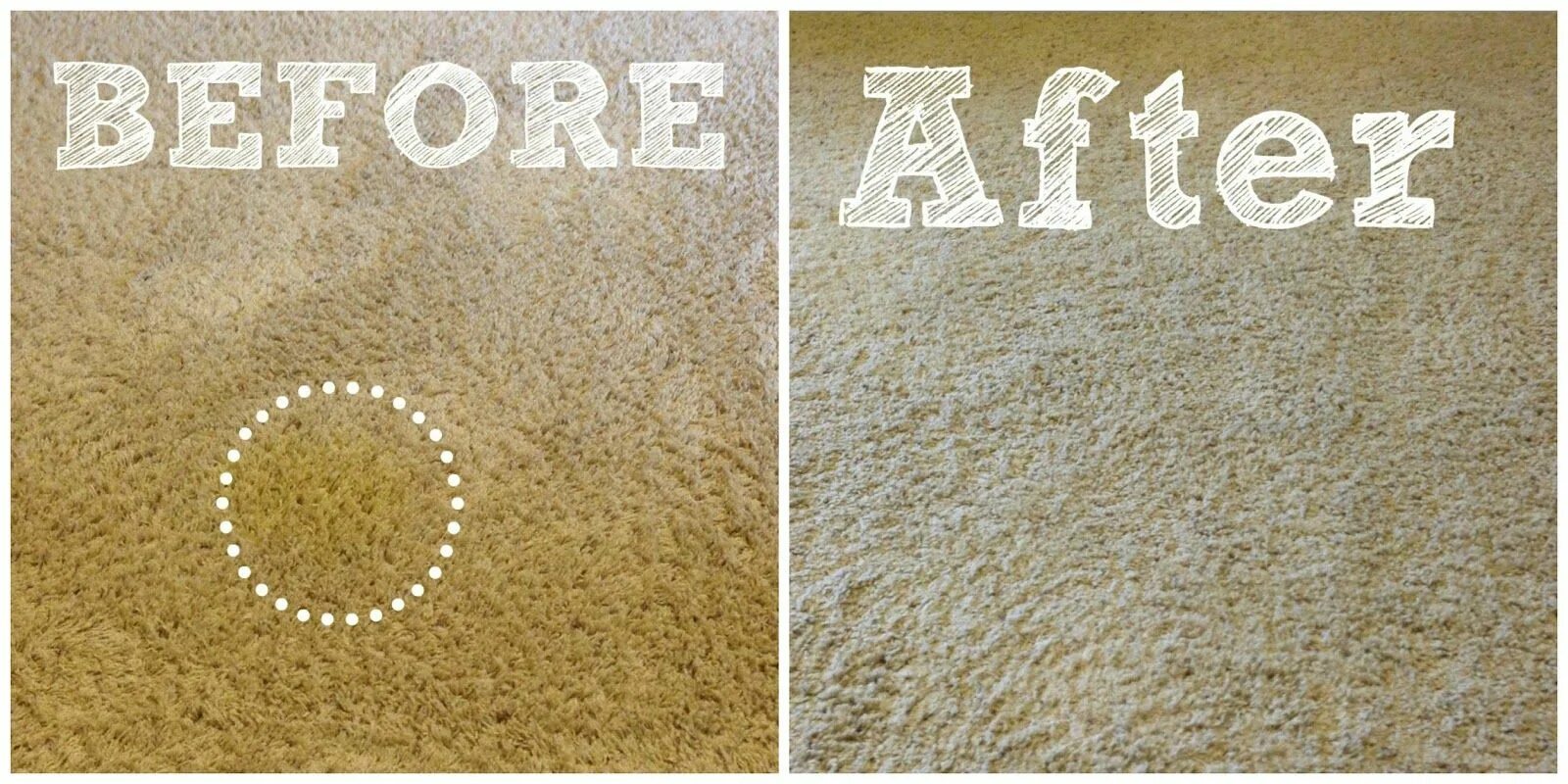 Detection before. Carpet before after.