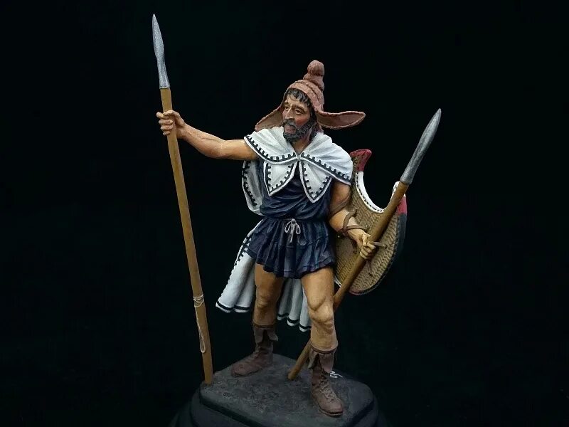 Римские легионеры триарий. Велиты. Велит 2. Оловянные солдатики публия римляне 54-мм. До н.