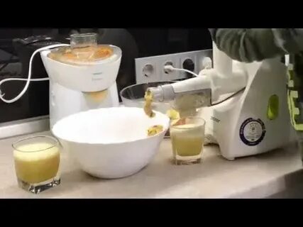 Яблочный сок на мясорубке