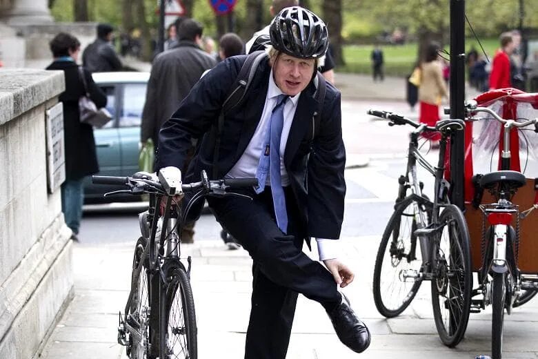 Ездить на работу на велосипеде. Мэр Лондона на велосипеде.