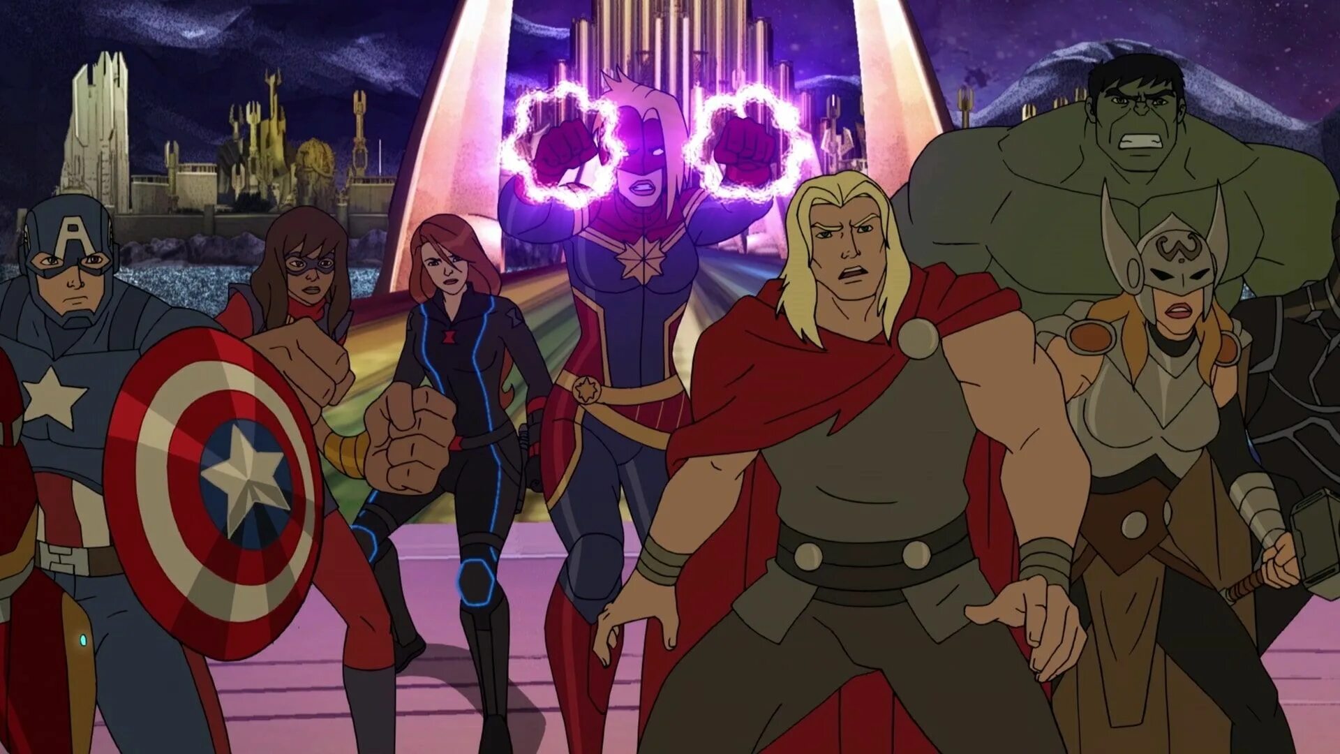 Команда мстители 2. Avengers assemble капитан марвел. марвел 2 команда мстители.