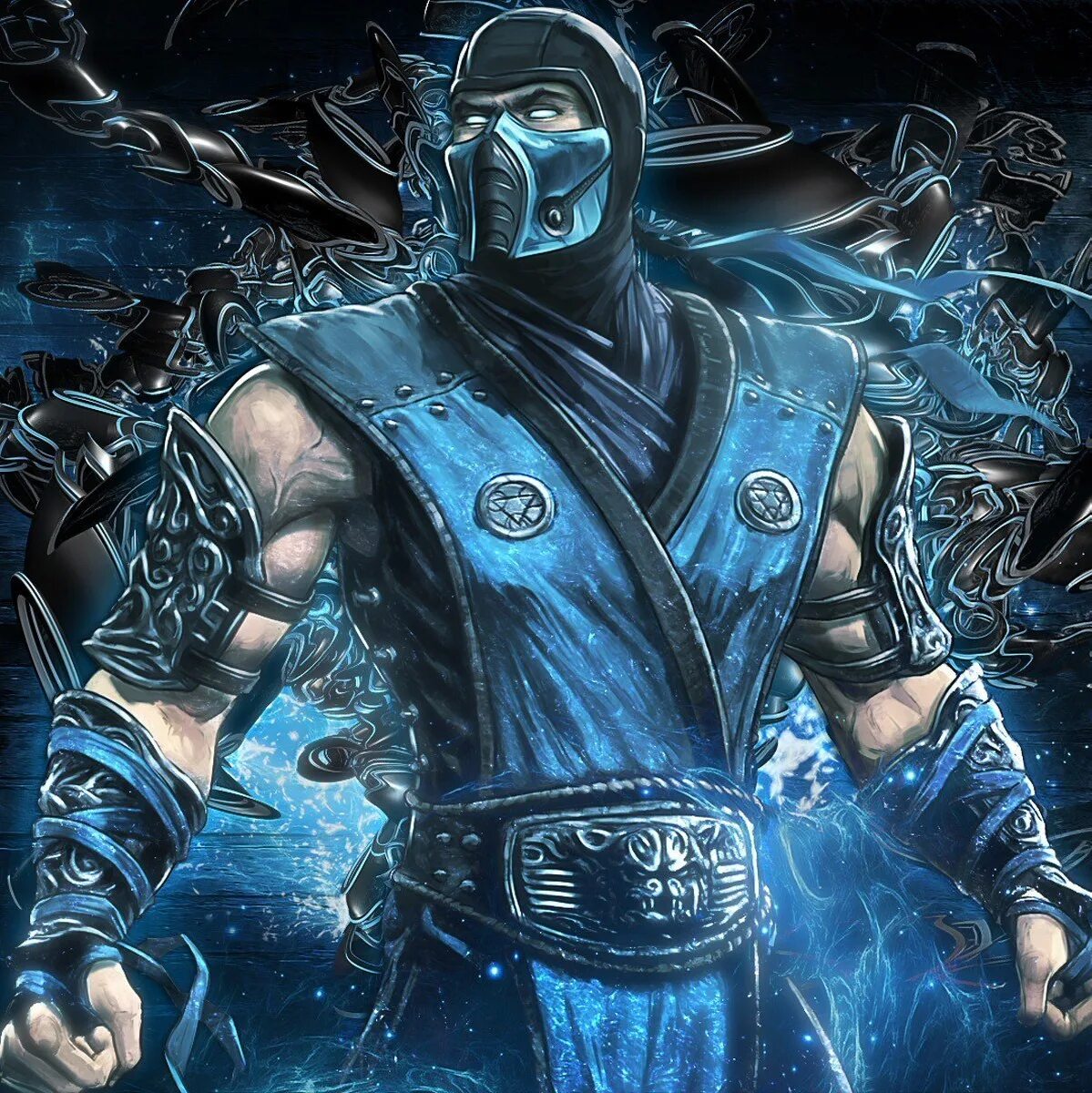 Картинка комбат. Саб-Зиро из Mortal Kombat. Sub Zero MK 10. Сабзиро мортал. Саб Зиро арт.