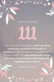 Angel numbers meaning