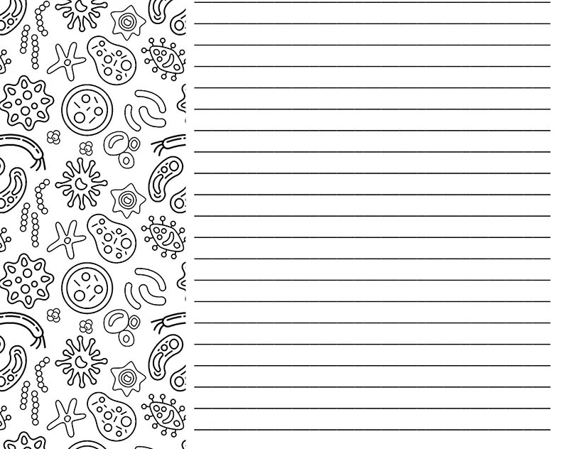 Notes Coloring. Printable Note Pages. Note page