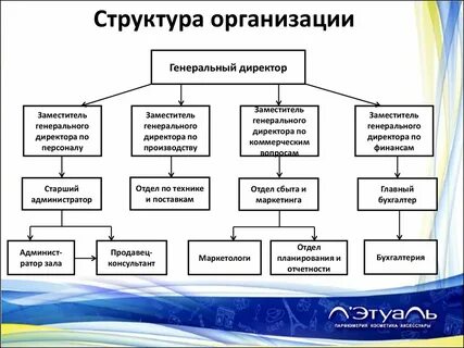 Структуры организации компании