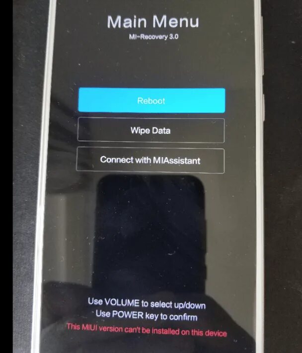 Miassistant что такое connect xiaomi. Рекавери 5.0 Сяоми. Меню Xiaomi Recovery 5.0. Xiaomi main menu Reboot wipe data. MIUI Recovery 5.0.