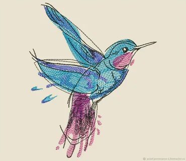 Hummingbird machine embroidery designs