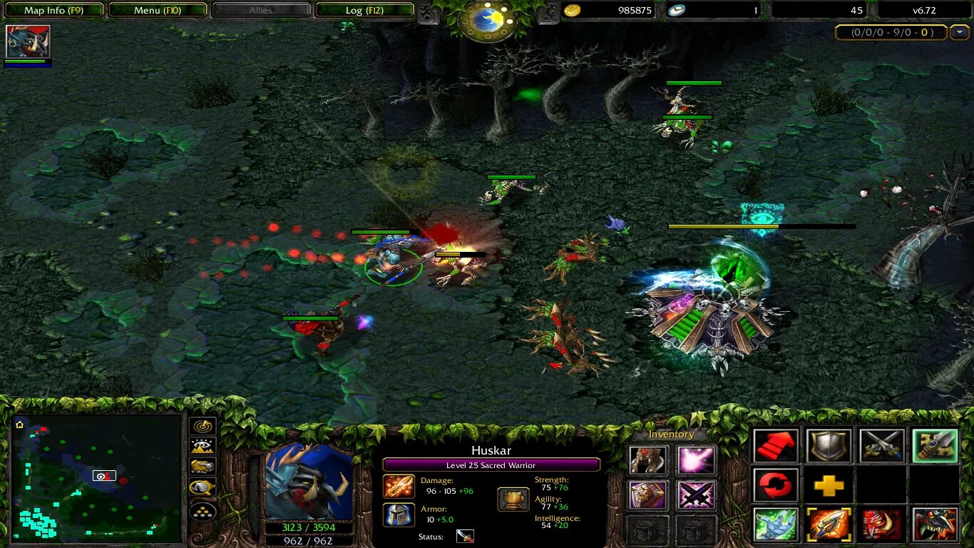 сборка на хускара 7.35