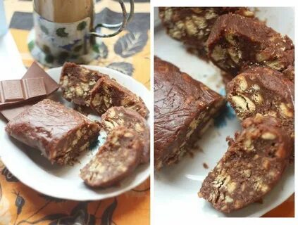 Как сделать печенье какао из колбасы