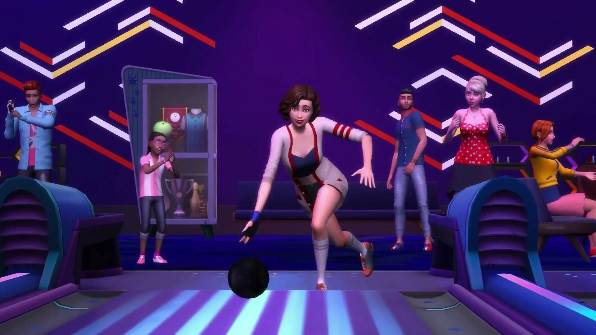 Симс 4 ночной клуб. SIMS 4 Bowling Night stuff. Симс 4 вечер боулинга. Симс 4 боулинг клуб. Боулинг симс 2.