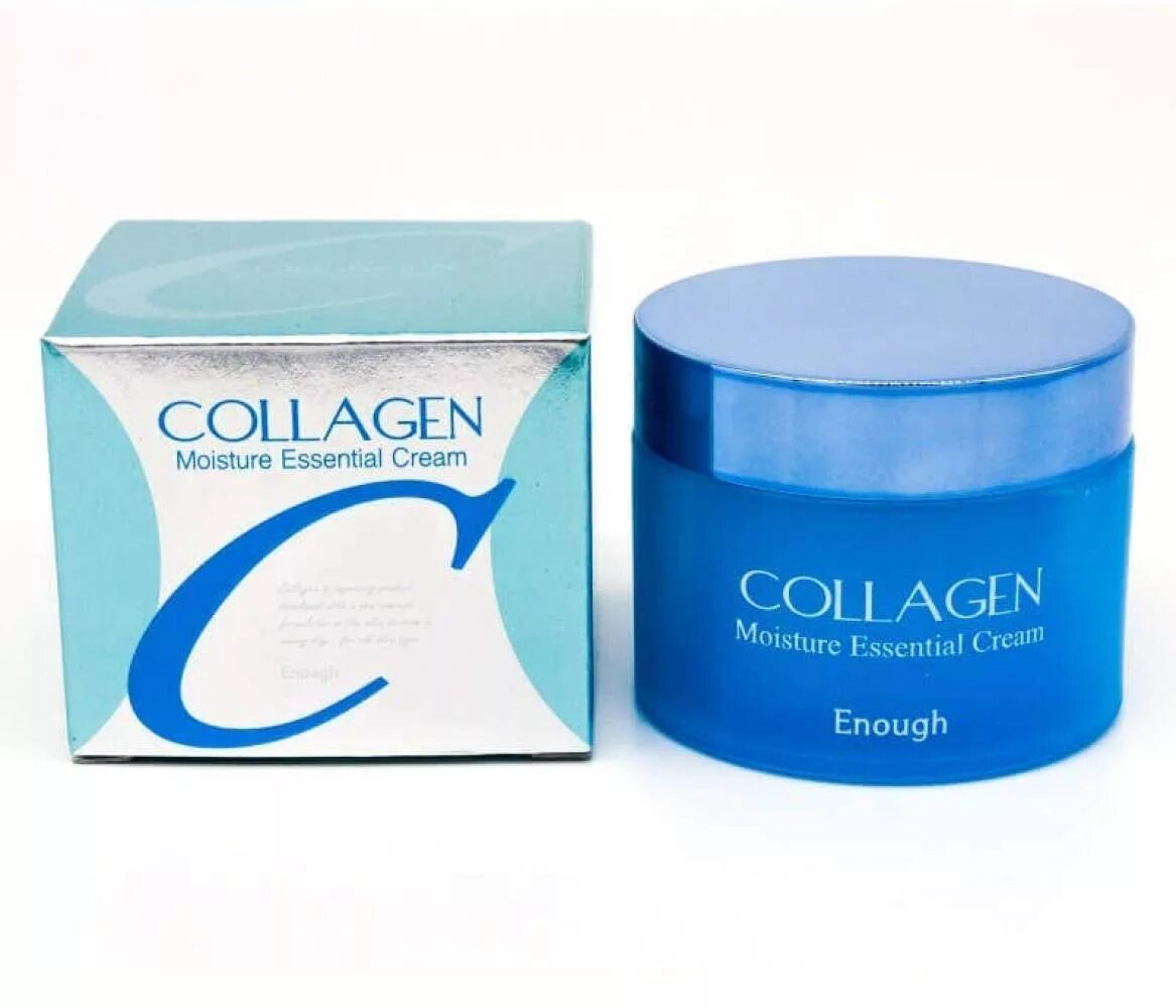 Enough Collagen Essential Moisture Cream (50ml). Enough Collagen Moisture Essential Cream увлажняющий крем с коллагеном 50г. Корейский крем для лица крем Collagen Moisture Essential Cream. [Enough] крем для лица коллаген Collagen Moisture Essential Cream, 50 мл. Купить крем для лица с коллагеном