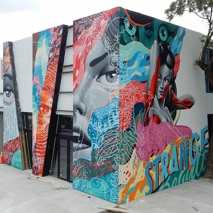 Граффити в Майами. Граффити Tristan Eaton. Отеля Wynwood в Санкт-Петербурге мурал. Район граффити в Майами. Artists detail