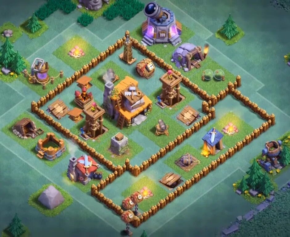 Clash of clans дома. 2 Деревня в Clash of Clans. Вторая деревня клэш оф кланс. Дом строителя Clash of Clans. Coc BB 4.