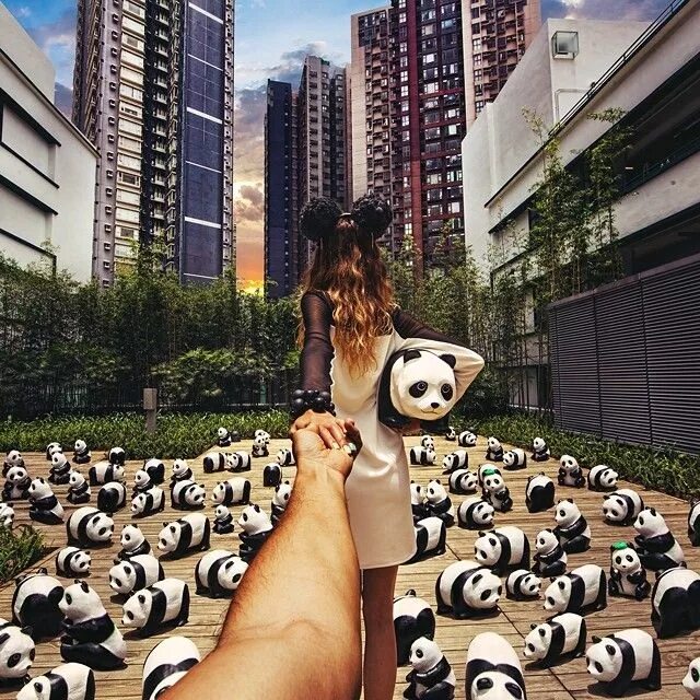 You want me follow me