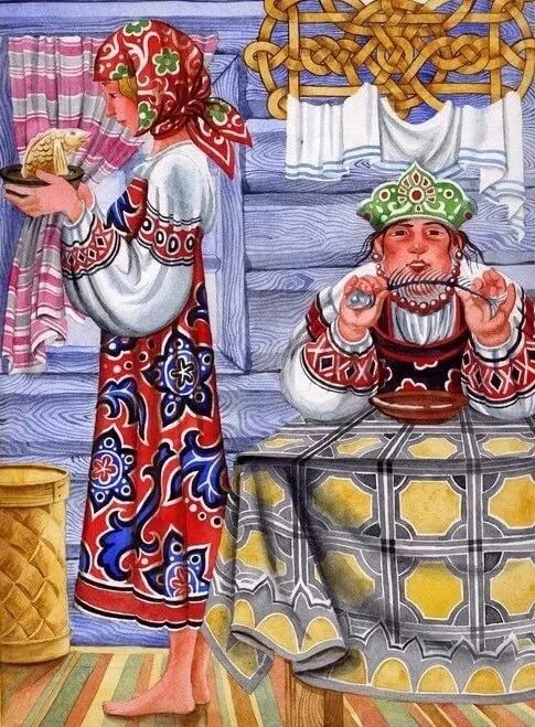 Сказка две старухи. Иллюстрации к сказке две доли. Старуха йома и две девушки. Сказка две старухи. Сказка две старухи.
