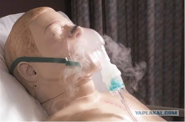 Кислородная маска ИВЛ. Оксигенотерапия через кислородную маску. Кислородная маска в больнице.