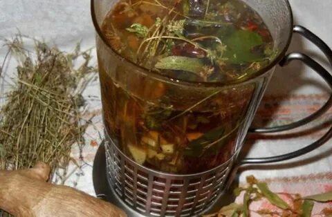 В результате настой и