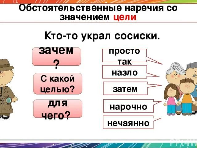 Обстоятельствиные нарнсия. Наречия со значением цели. Обстоятельственнлое наречия обстоятельственные. Обстоятельственные и определительные.