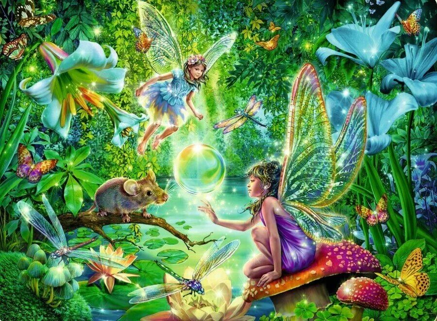 Сказка цветок жизни. Сказочный лес с феями. Сказочные эльфы. Волшебный лес фей. Сказочные феи и эльфы.