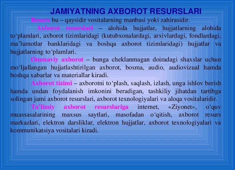 Хизмат ба. Axborot texnologiyalari.ppt. Информатика хакида. Ахборот технологиялари хакида. Тиббиётда ахборот технологиялари.