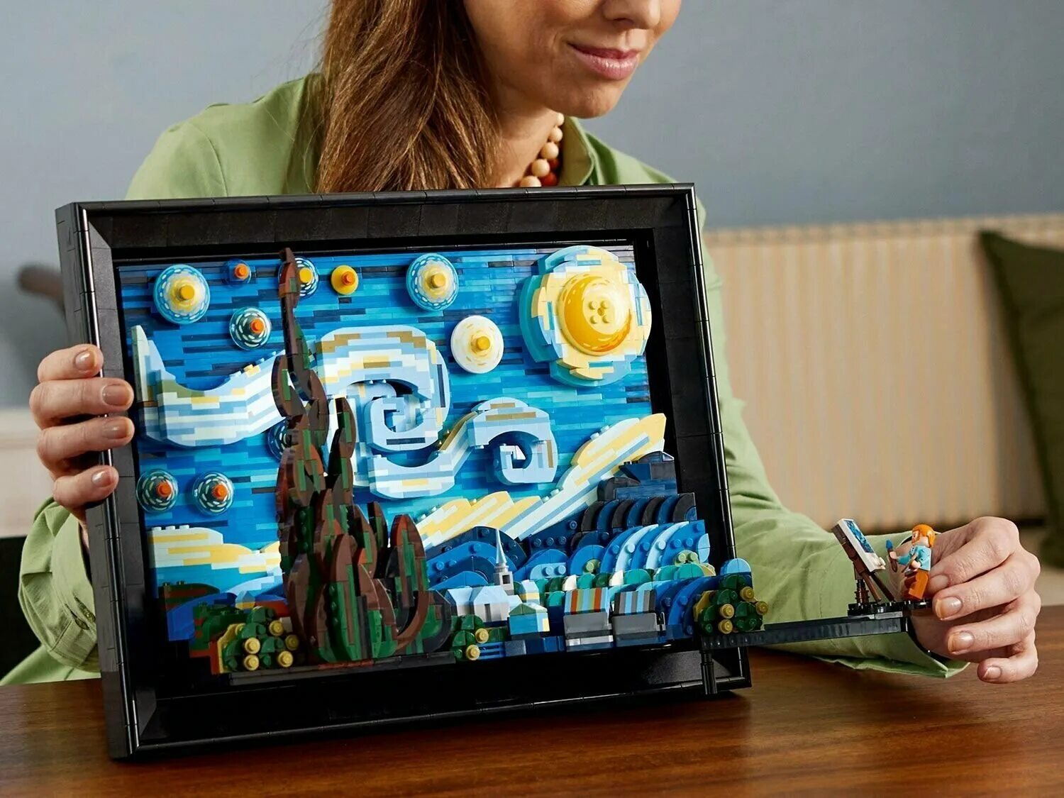 конструктор ван гог. бернард прас выставка. Lego starry night. ирисы ван гога пазл. винсент ван гог звёздная ночь 1889.