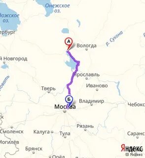 Тверь вологда расстояние на машине