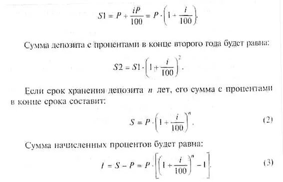 Проценты начисляются в конце срока вклада. Сумма начисленных процентов по вкладу в рублях. Определите сумму вклада в конце срока. Расчет сложных процентов по депозиту.