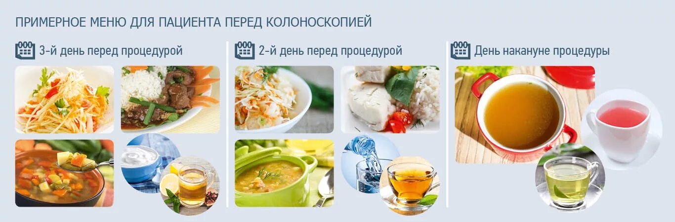 Колоноскопия какие продукты можно есть. Диета за 1 день перед колоноскопией кишечника меню. Бесшлаковая диета перед колоноскопией кишечника. Диета перед колоноскопией меню за 3 дня. Диета при колоноскопии кишечника за три дня до обследования меню.