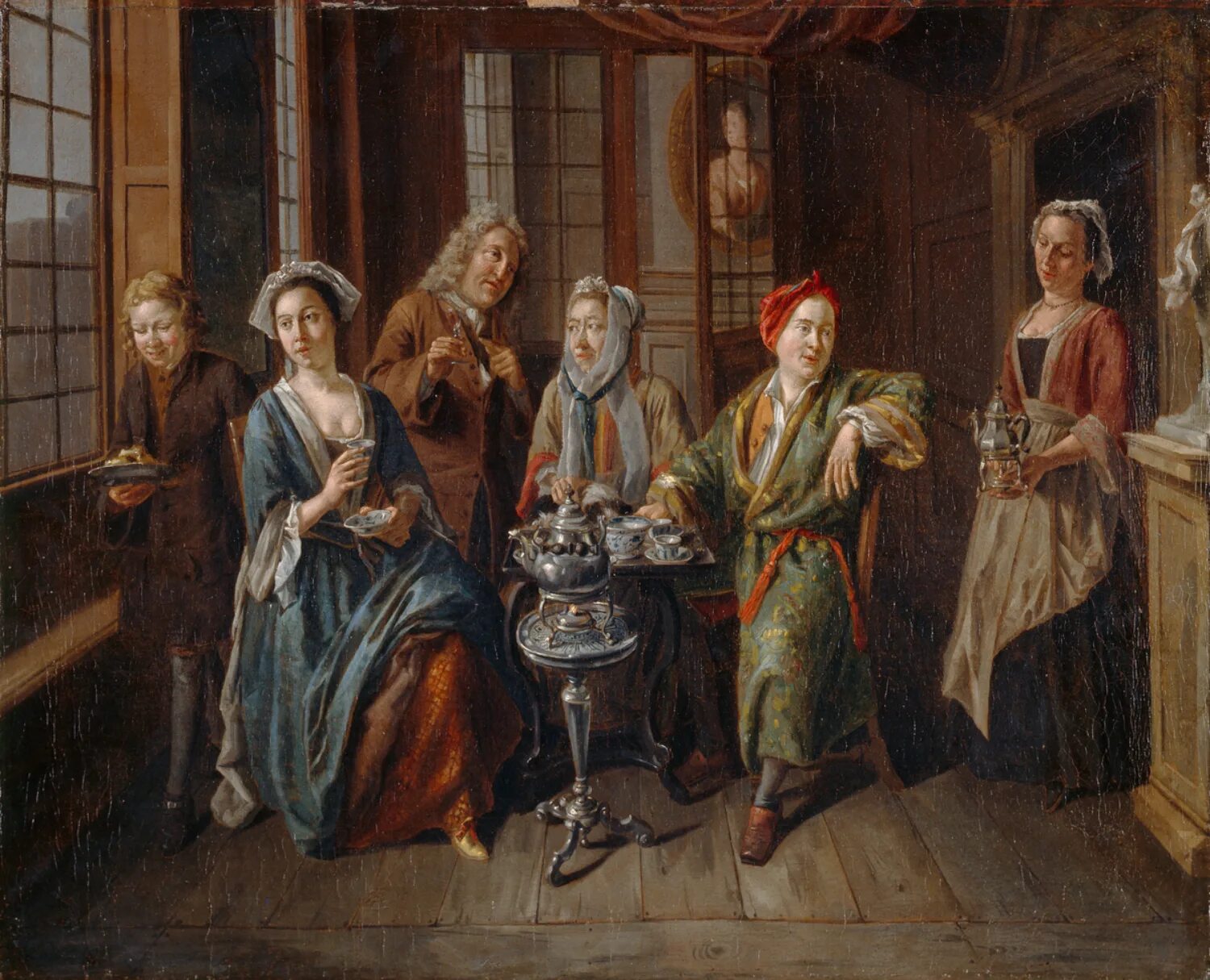 Иосиф Ван Акен чаепитие. Ван Акен, английское чаепитие. Чаепитие Англия 18 века. Eighteenth century