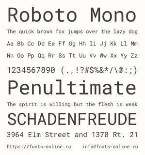 Roboto regular