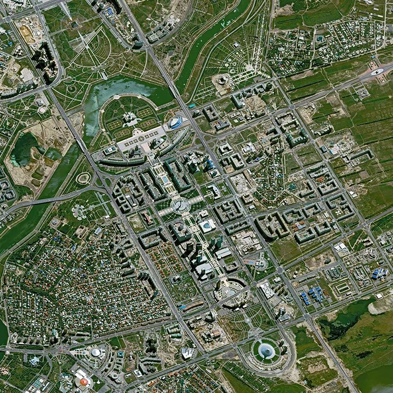 Карта Астаны со спутника. Астана со спутника. Вид города Астаны со спутника. Город Спутник. Спутниковая карта башкортостана в реальном времени высокого