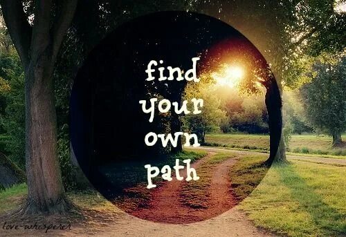 This is your path