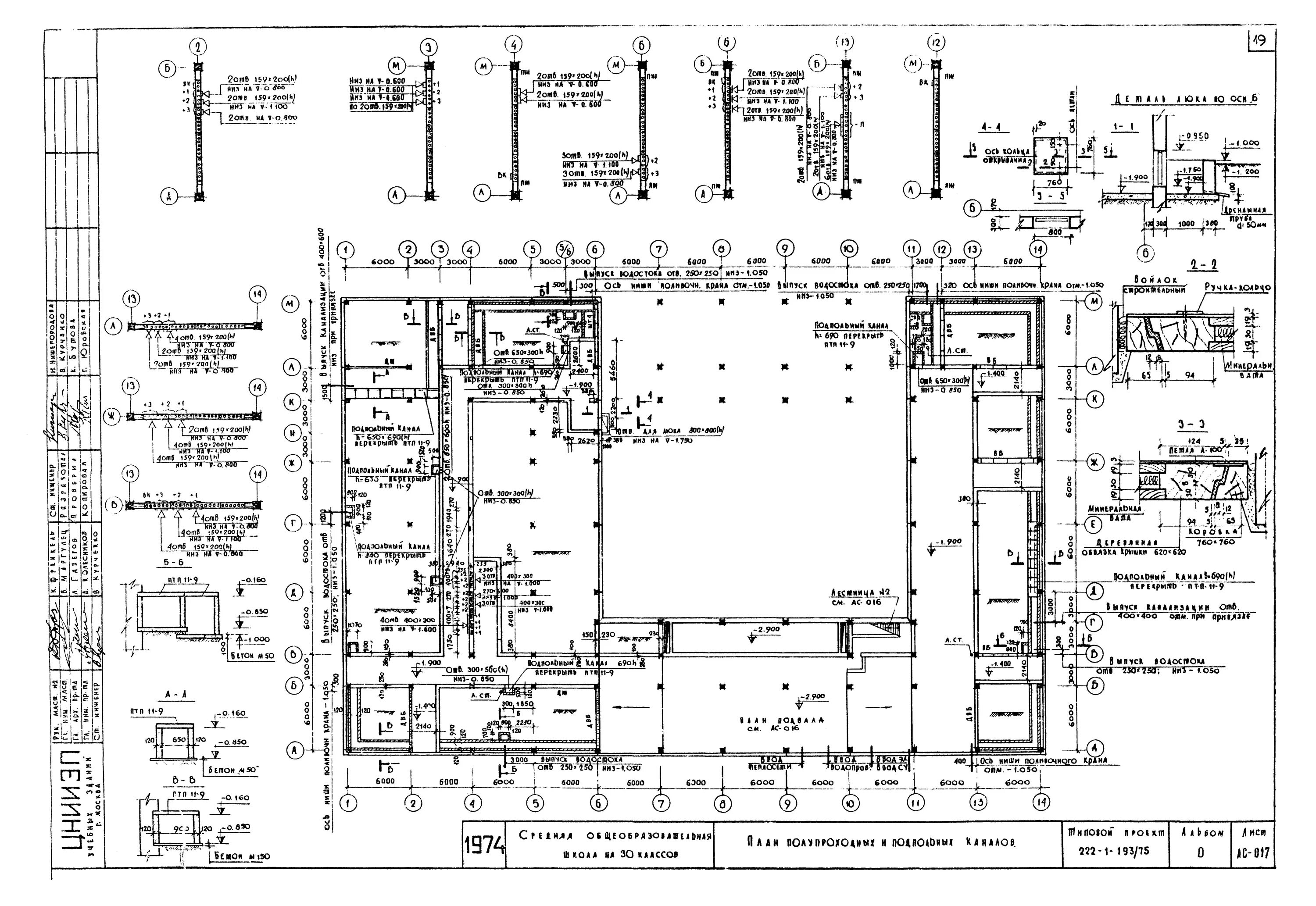 Типовой проект 222 1 235 78 Скачать Типовой проект 222-1-193/75 Альбом I. Архитектурно-строительные и технол
