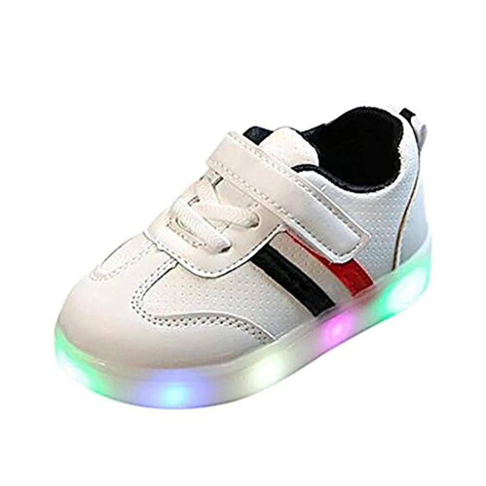 Полиуретан кроссовки. Geox светящиеся кроссовки для мальчиков.