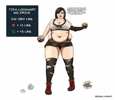 Tifa Lockhart Weight Gain Drive Round 2 Tifa has now doubled her starting w...
