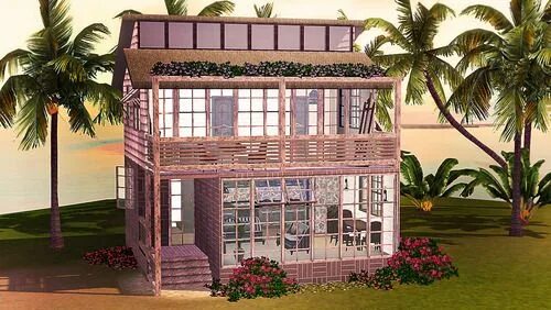 Дом кассета. Симс 3 дома с зимним садом. Симс 4 microhouse 32. Aesthetic House SIMS 3. SIMS 2 Houses 3d models.