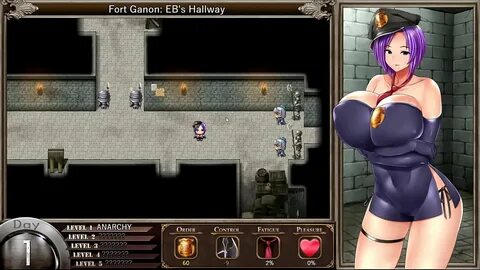 Karryn's Prison Sex game Ep.1 the new big boobs boss helps the inmate ...