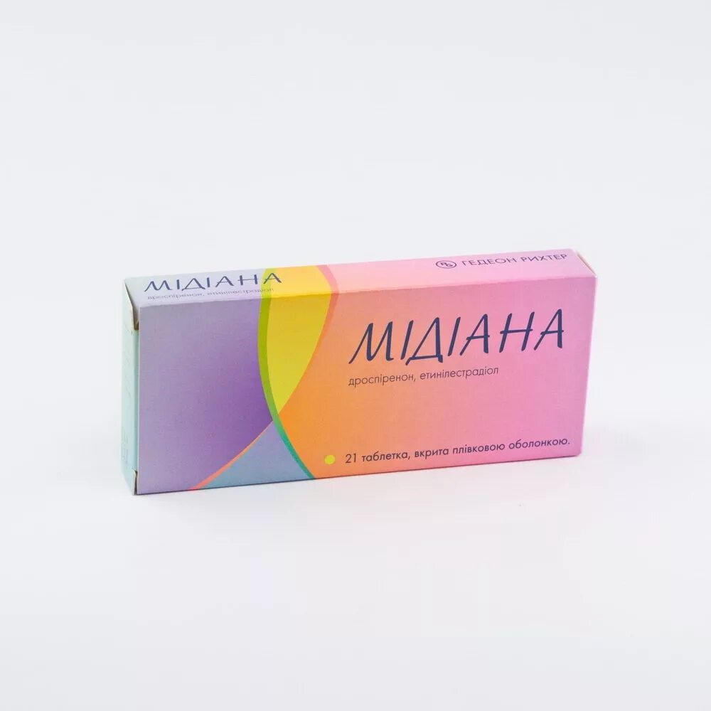 Мидиана месячные. Мидиана таблетки №21. мидиана, таблетки, 21 шт.. мидиана 21 табл. мидиана табл производитель.