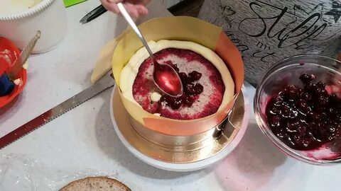Торт с вишней рецепт с крахмалом