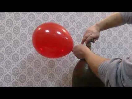 Надуть шарик газом