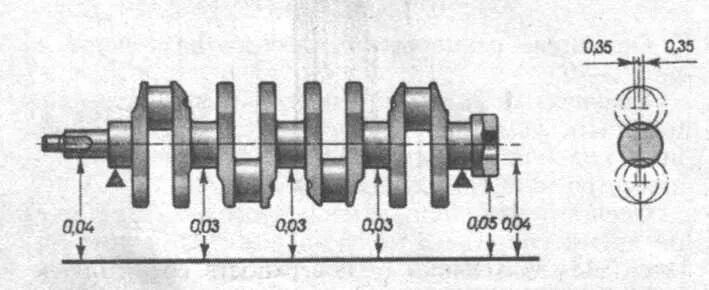 Болты коренных шеек коленвала Мерседес 190. Коленчатый вал ЯМЗ 238 допустимое биение коренных шеек. Хвостовик коленвала двигатель к4м. Диаметр коренных шеек коленвала ВАЗ 2110 8 клап 1,6.