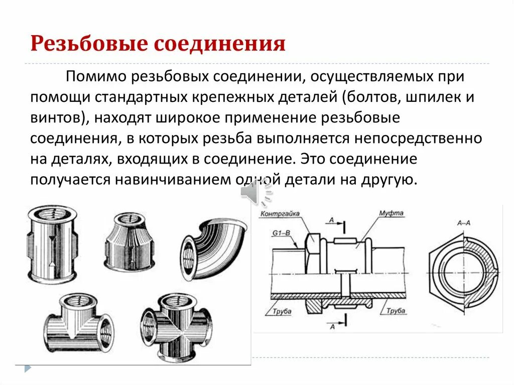 Название соединения деталей. Разъемные и неразъемные соединения черчение. Разъемные соединения деталей чертеж. Неразъемные соединения Инженерная Графика чертеж. Муфта неразъемное соединение.