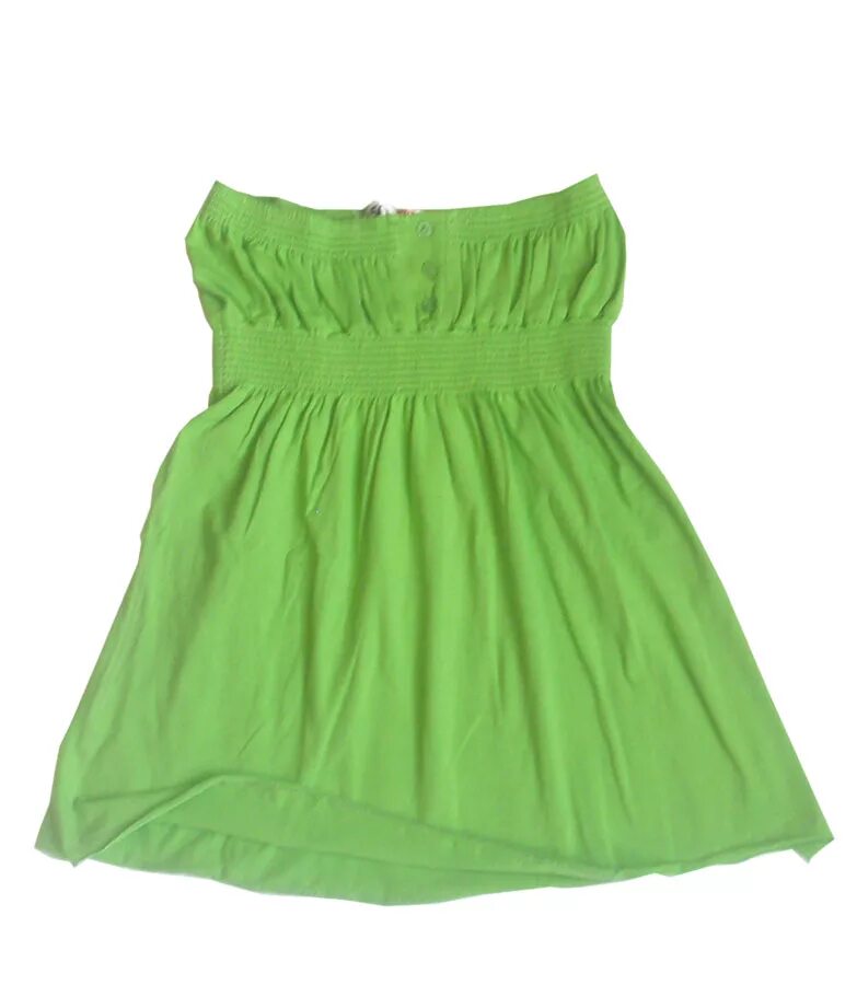 Зеленый топик. Платье зеленое подростковое. Салатовый топик. Платье без бретелек для детей. Зеленый топик для девочки.