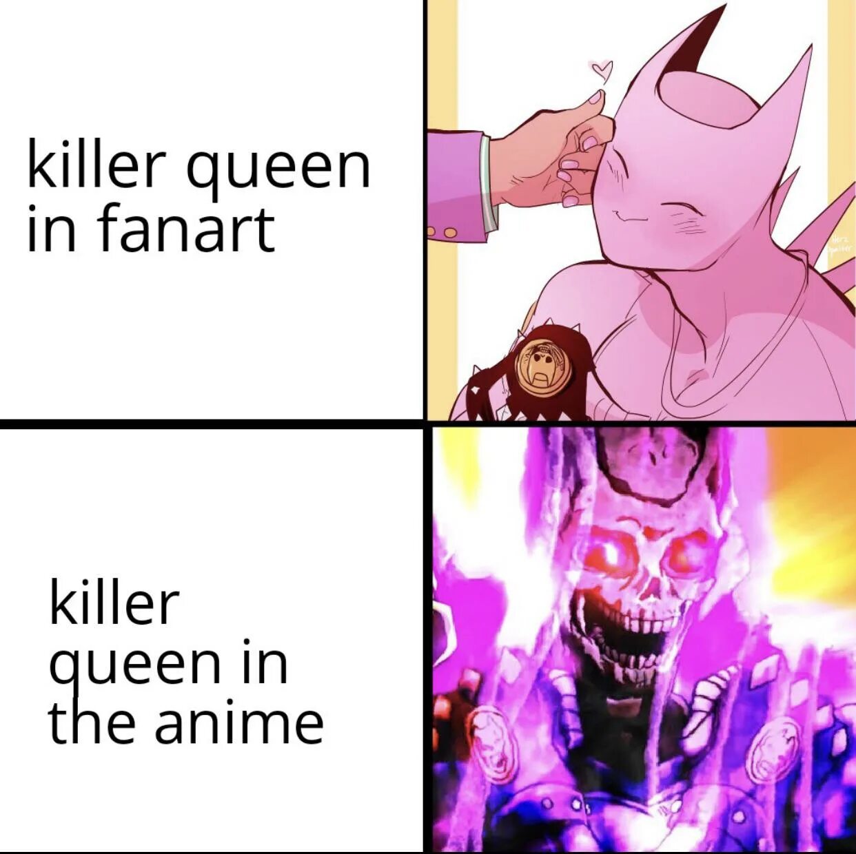 Killing meme. Джоджо киллер Квин мемы. Killer Queen Джоджо meme. Джо Джо мемы киллер Квин.