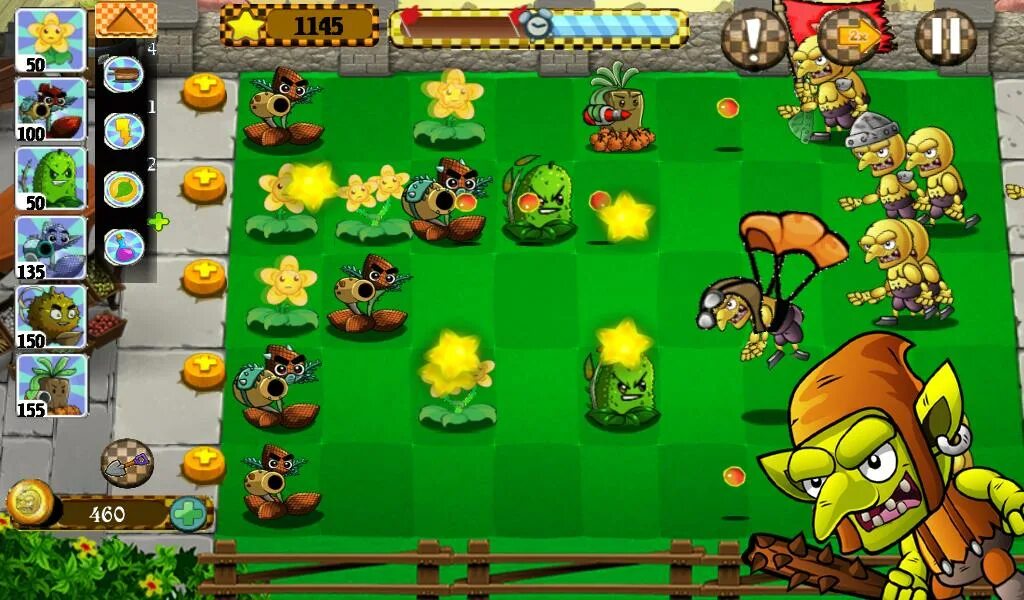 Goblins 2 игра. Plants vs Goblins 2. Plants vs Goblins. Plants vs Goblins на андроид 2.3.