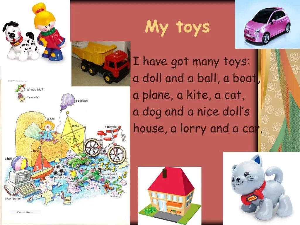 Игрушки на английском языке. Toys тема по английскому. My Toys английский. Рассказ про игрушку на английском.
