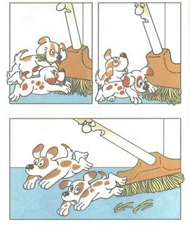 Два щенка щека к щеке