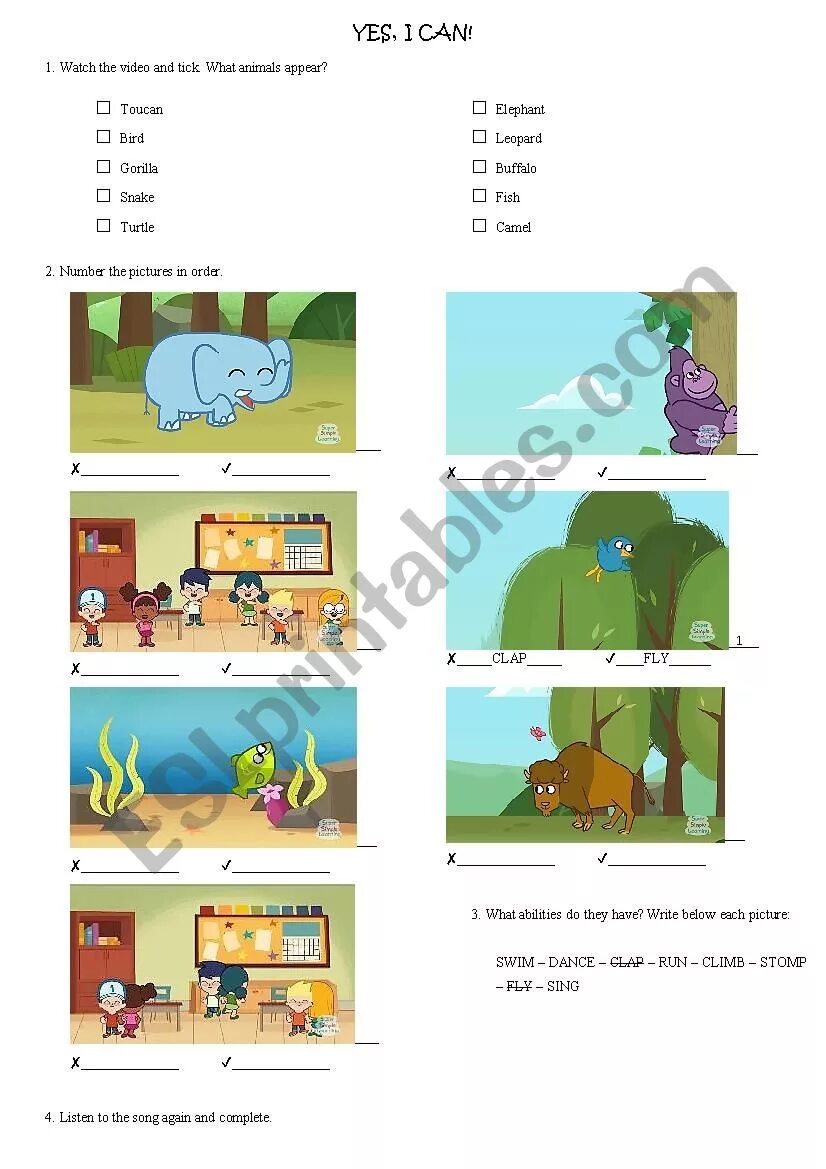 Текст песни yes and. Yes i can worksheets. yes, i can песенка. yes i can song for kids. yes i can super simple song worksheets.